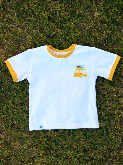 Drink Slowly Boxy Tee — White