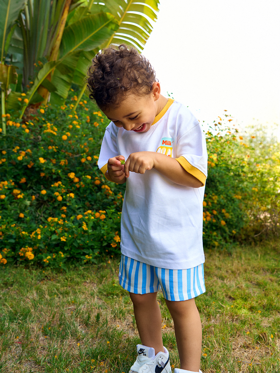Drink Slowly Boxy Tee — White