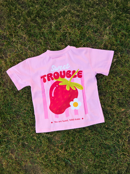 Sweet Trouble Boxy Tee — Pink