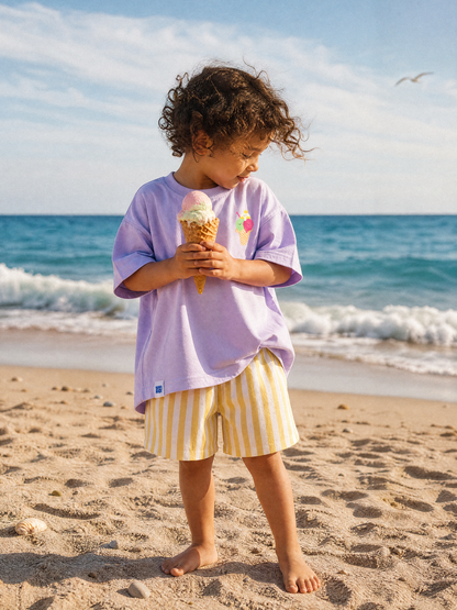 Life is Better with Gelato Tee — Lavender
