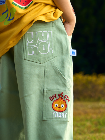 On Fire Pants — Sage