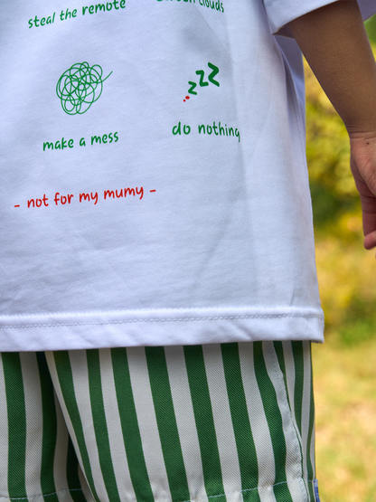 Slow Days Boxy Tee — White