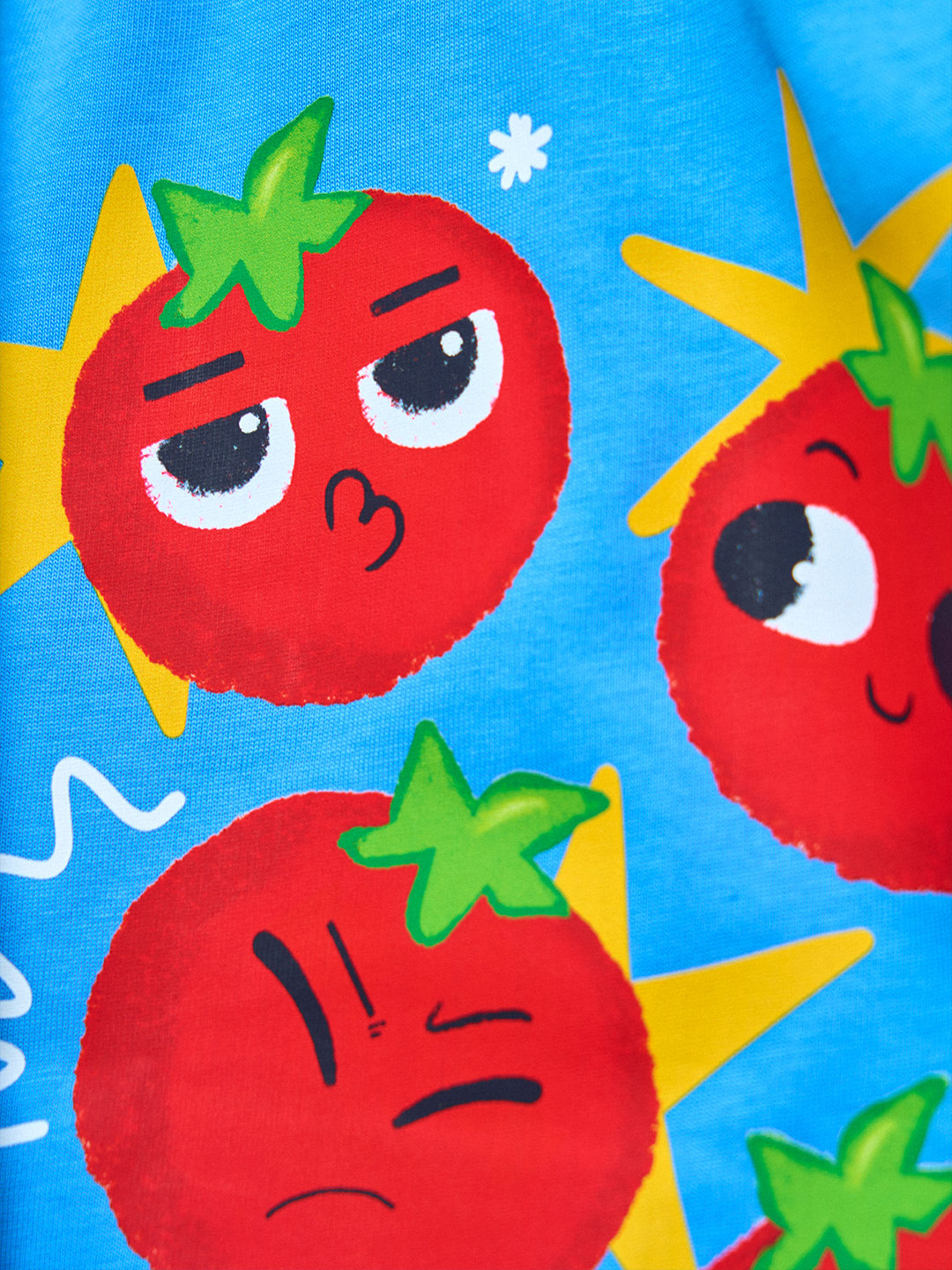 Tomato Moods Boxy Tee — Blue