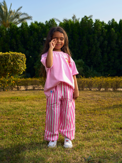 Sweet Trouble Boxy Tee — Pink
