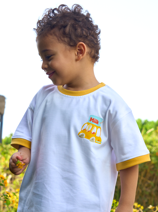 Drink Slowly Boxy Tee — White