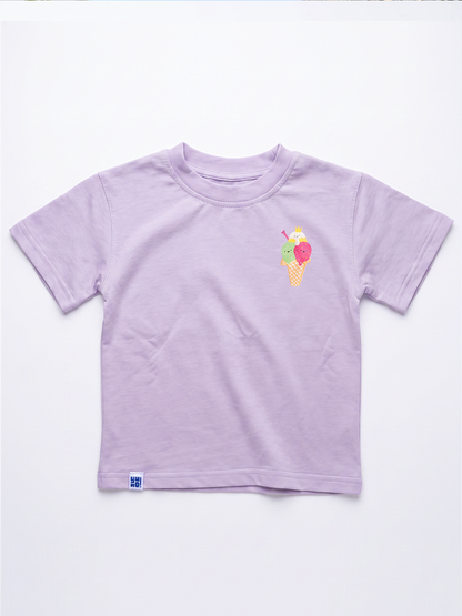Life is Better with Gelato Tee — Lavender