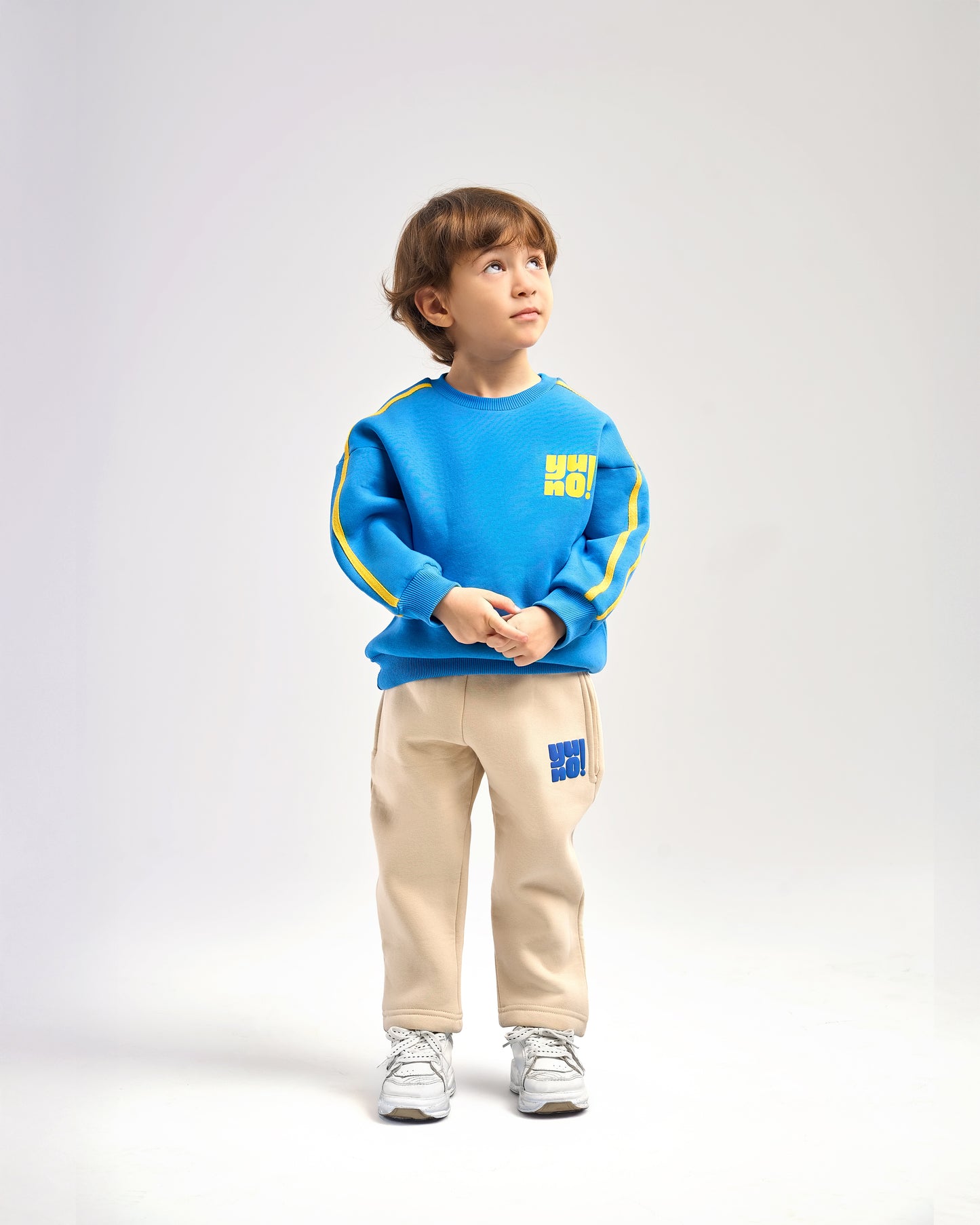 Fries Club Sweatshirt – Blue & Yellow