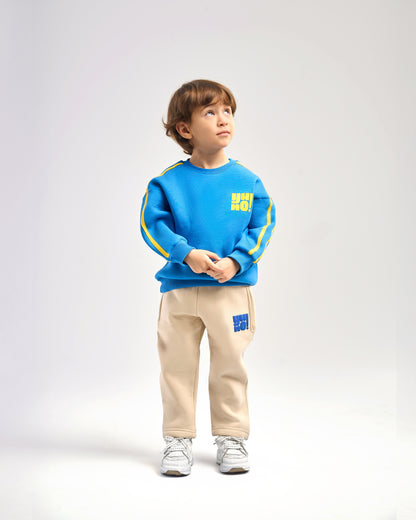 Fries Club Sweatshirt – Blue & Yellow