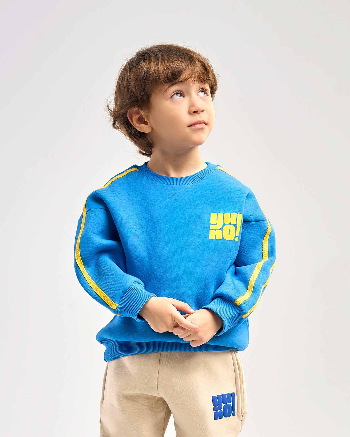 Fries Club Sweatshirt – Blue & Yellow