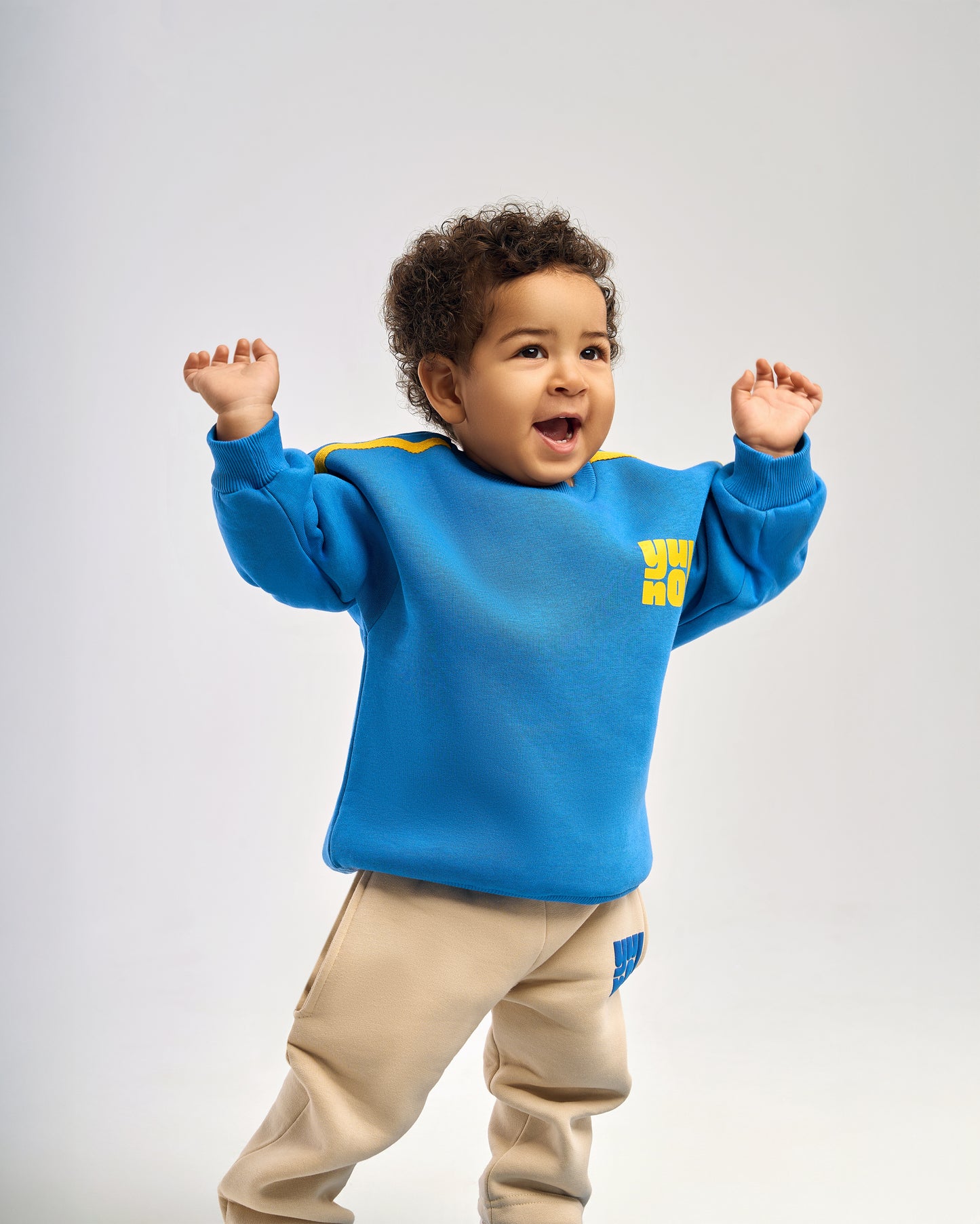 Fries Club Sweatshirt – Blue & Yellow