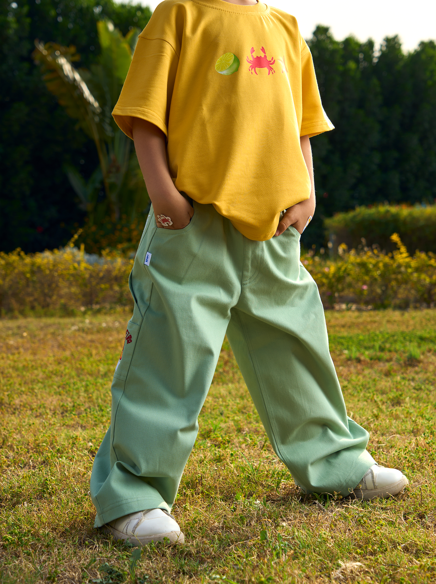 On Fire Pants — Sage